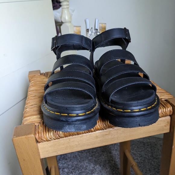Dr. Martens Vegan Blaire Platform Sandals - Picture 2 of 10